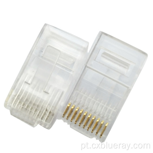 UTP 10P10C 3U Conector RJ50 Modular Plug RJ50